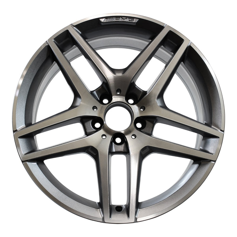 2015 mercedes s550 wheel 19 machined charcoal aluminum 5 lug w85350mc 2