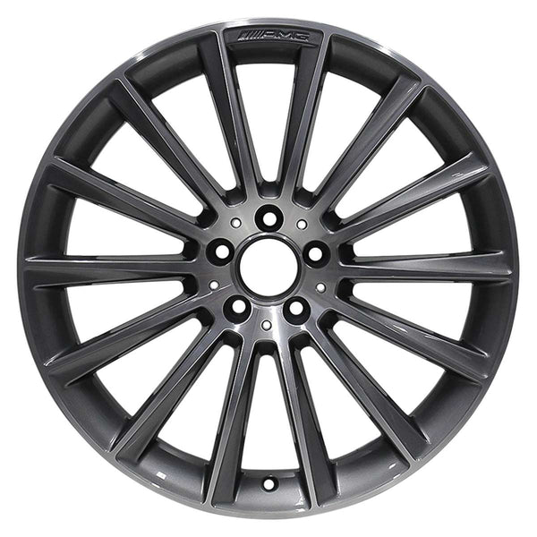 2018 mercedes s550 wheel 20 machined charcoal aluminum 5 lug w85353mc 9