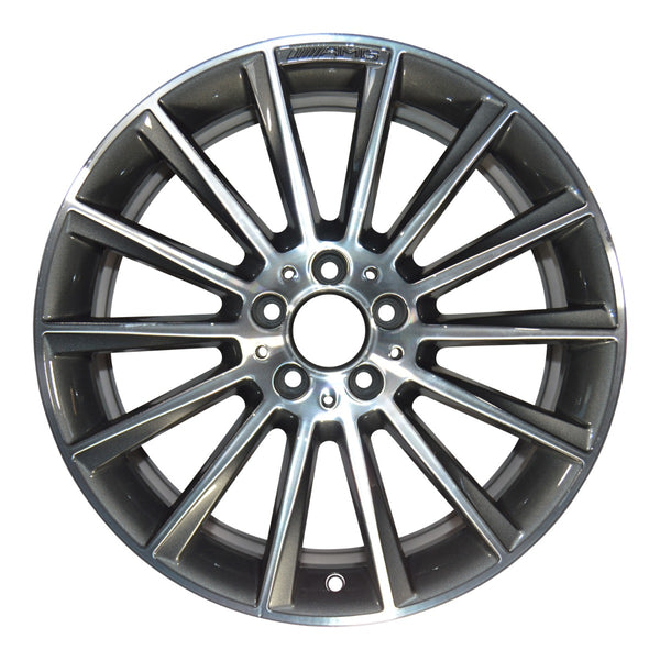 2015 Mercedes C400 Wheel 19" Machined Charcoal Aluminum 5 Lug W85374MC-2