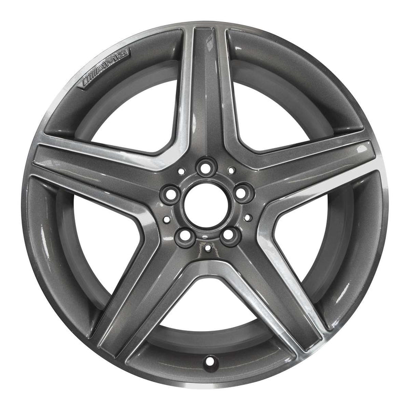 2016 Mercedes GLA250 Wheel 19" Machined Charcoal Aluminum 5 Lug W85384MC-2