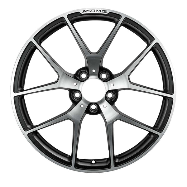 2015 Mercedes SLS Wheel 19" Machined Charcoal Aluminum 5 Lug W85401MC-1