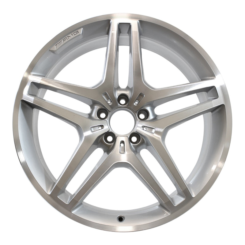 2012 Mercedes ML550 Wheel 21" Machined Silver Aluminum 5 Lug W85415MS-4