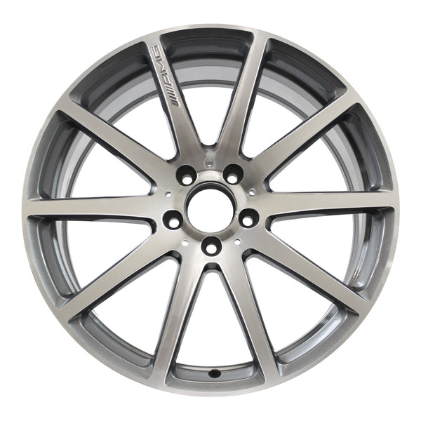 2015 Mercedes S550E Wheel 19" Machined Charcoal Aluminum 5 Lug W85424MC-4