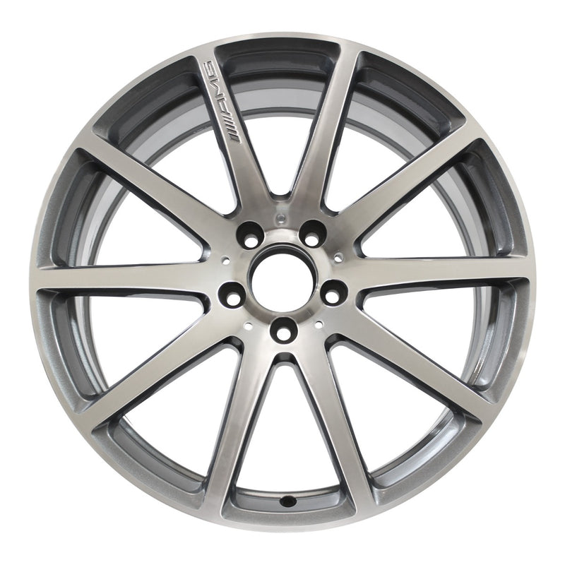 2015 Mercedes S550E Wheel 19" Machined Charcoal Aluminum 5 Lug W85424MC-4