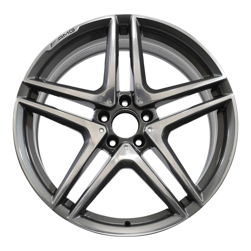 2015 Mercedes S65 Wheel 20" Machined Charcoal Aluminum 5 Lug W85426MC-1