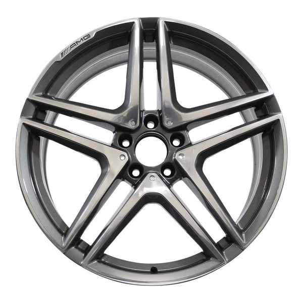 2015 Mercedes S65 Wheel 20" Machined Charcoal Aluminum 5 Lug W85427MC-1