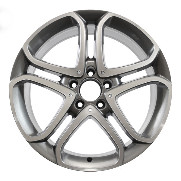 2015 Mercedes CLS400 Wheel 18" Machined Charcoal Aluminum 5 Lug W85430MC-1