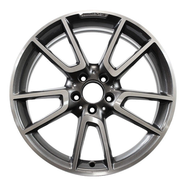 2019 Mercedes C43 Wheel 19" Machined Charcoal Aluminum 5 Lug W85448MC-4