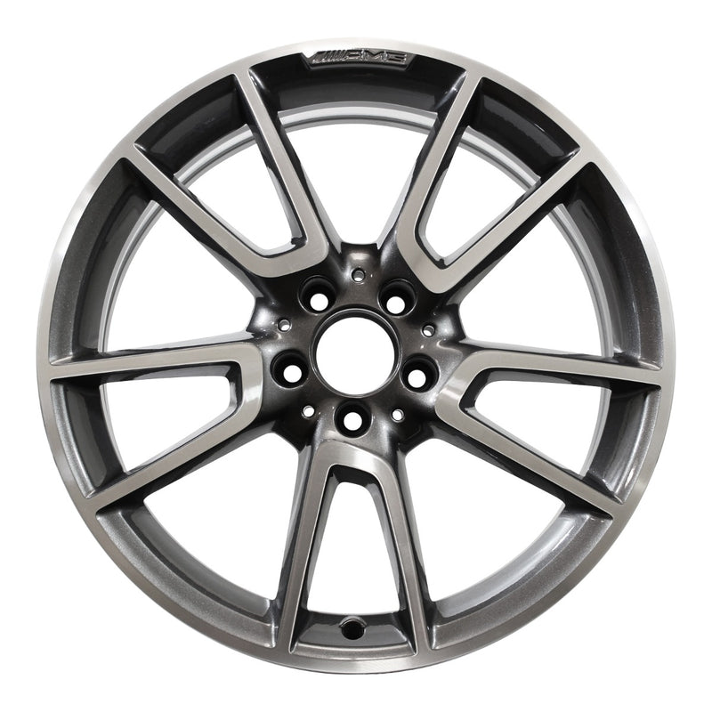 2019 Mercedes C43 Wheel 19" Machined Charcoal Aluminum 5 Lug W85449MC-4