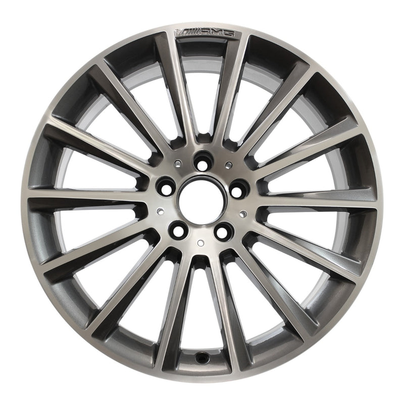 2016 Mercedes C43 Wheel 19" Machined Charcoal Aluminum 5 Lug W85451MC-6