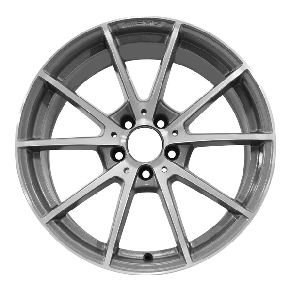 2015 Mercedes C63 Wheel 18" Machined Charcoal Aluminum 5 Lug W85452MC-2