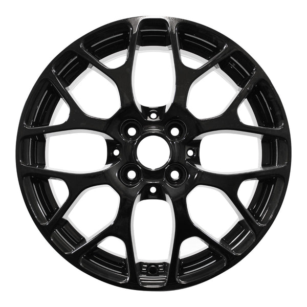 2016 Smart Car Wheel 16" Black Aluminum 4 Lug W85468B-1