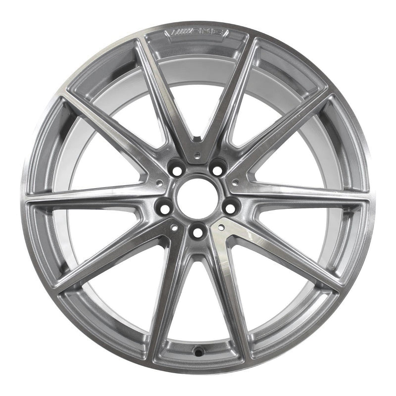 2016 Mercedes GT Wheel 19" Machined Silver Aluminum 5 Lug W85476MS-1