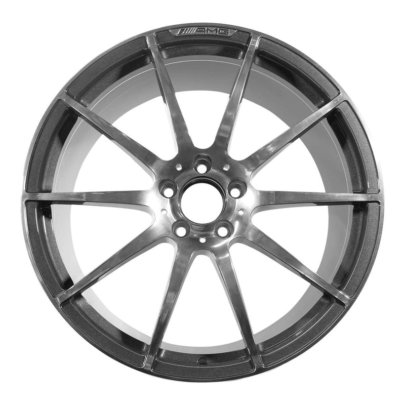 2017 Mercedes GT Wheel 19" Polished Charcoal Aluminum 5 Lug W85477PC-2