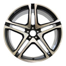 2018 Mercedes GLE43 Wheel 22" Machined Gloss Black Aluminum 5 Lug W85493MB-3