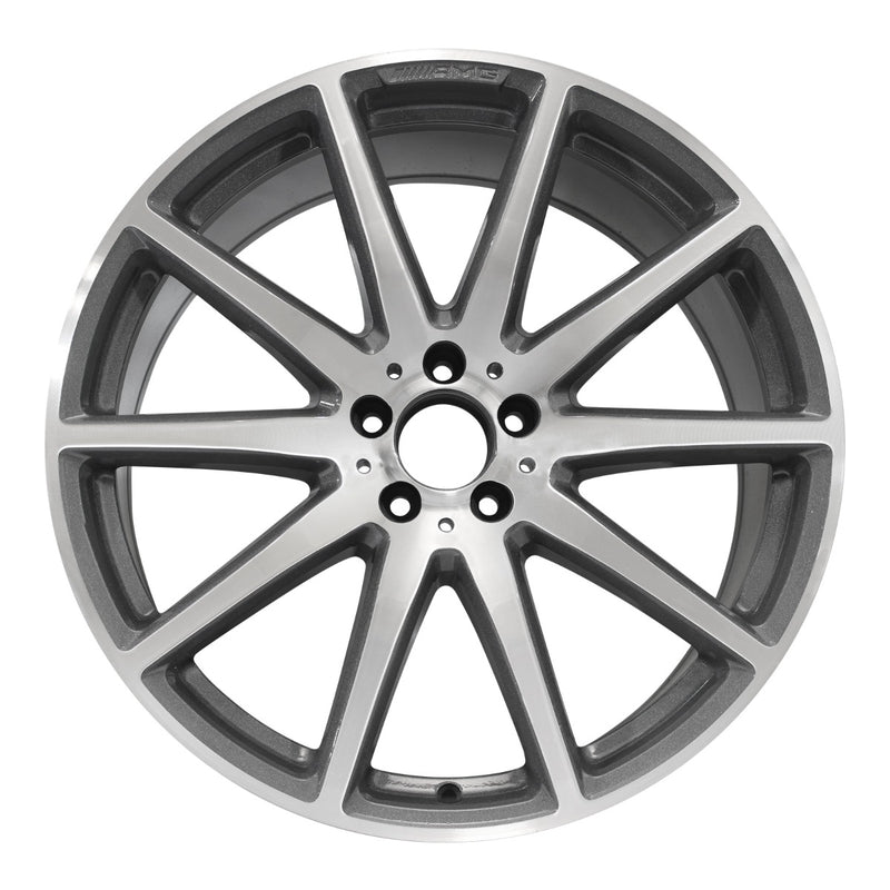 2019 Mercedes GLE63 Wheel 21" Machined Charcoal Aluminum 5 Lug W85496MC-10