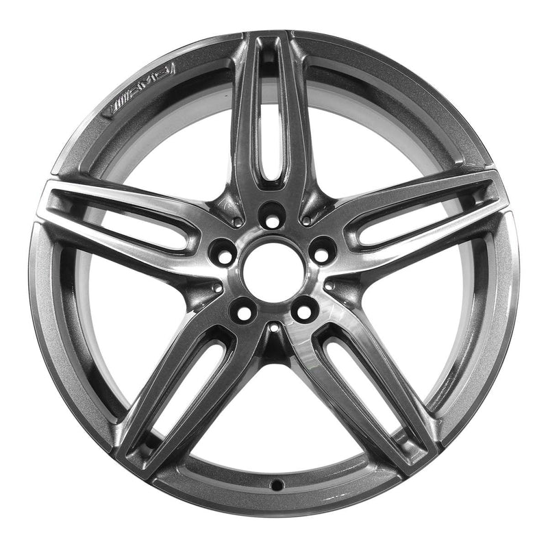 2019 Mercedes E450 Wheel 19" Machined Charcoal Aluminum 5 Lug W85542MC-8