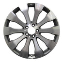 2017 Mercedes GLS350D Rueda 20" Carbón Maquinado Aluminio 5 Lug W85553MC-1