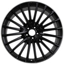 2017 Mercedes GLS550 Rueda 22" Aluminio negro mecanizado 5 lengüetas W85554MB-2