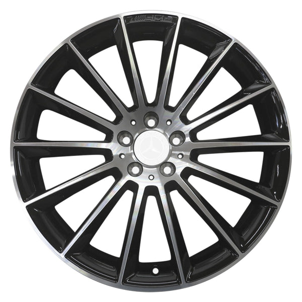 2019 Mercedes CLS53 Wheel 20" Machined Black Aluminum 5 Lug W85673MB-2