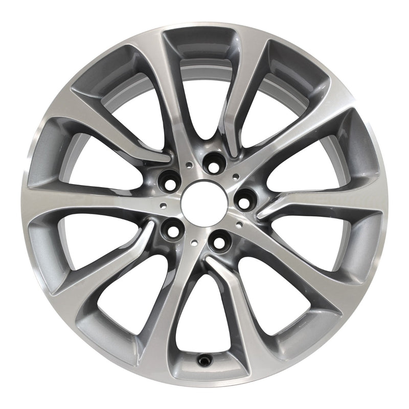 2014 BMW 528i Wheel 19" Machined Charcoal Aluminum 5 Lug W86003MC-6