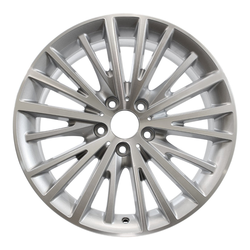 2014 BMW 328i Wheel 19" Machined Silver Aluminum 5 Lug W86006MS-3