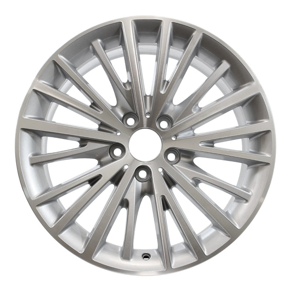 2014 BMW 335i Wheel 19" Machined Silver Aluminum 5 Lug W86006MS-4