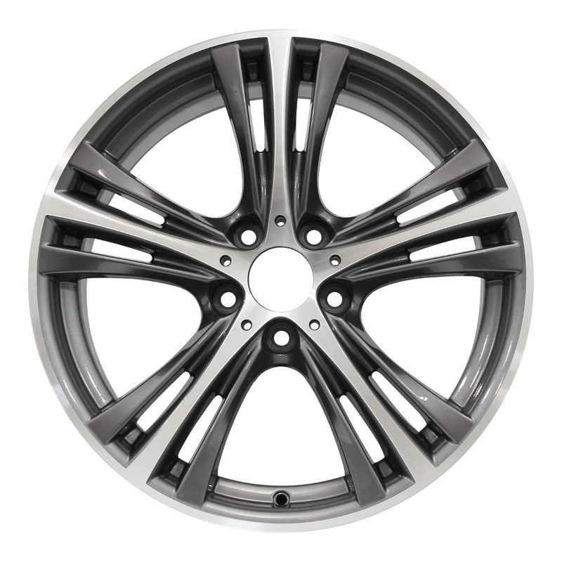 2015 BMW 320i Wheel 19" Machined Charcoal Aluminum 5 Lug W86011MC-2