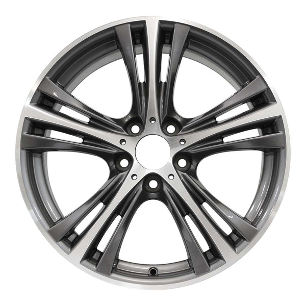 2014 BMW Activehybrid Wheel 19" Machined Charcoal Aluminum 5 Lug W86012MC-15