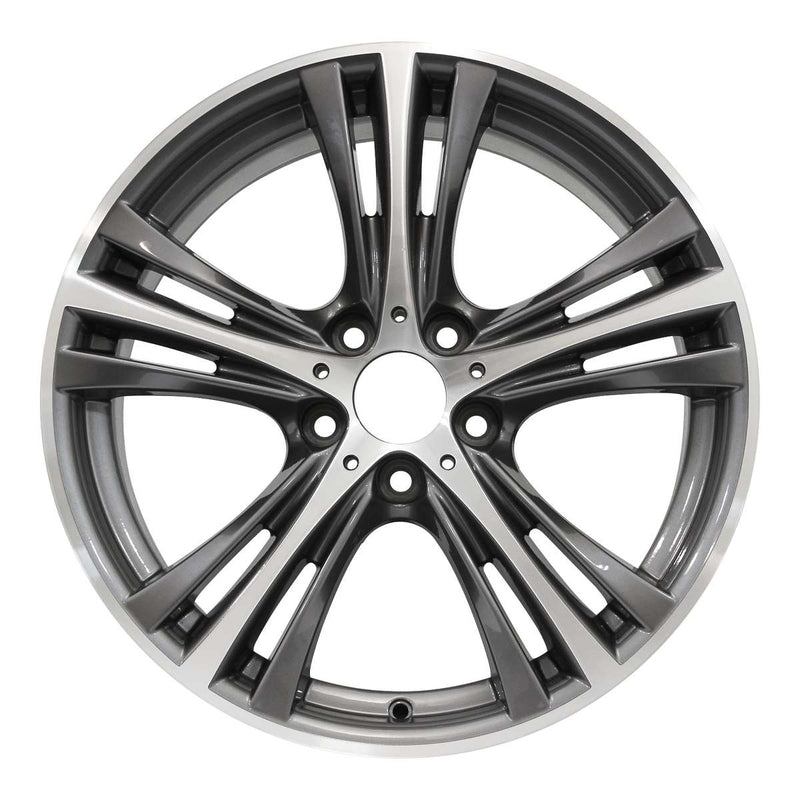 2015 BMW Activehybrid Wheel 19" Machined Charcoal Aluminum 5 Lug W86012MC-35