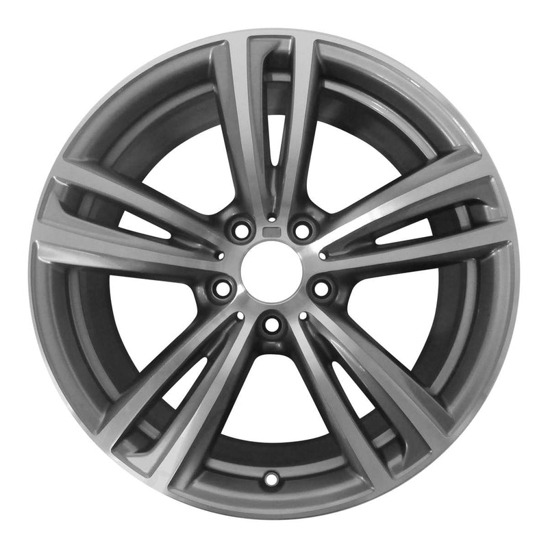 2014 BMW 328i Wheel 19" Machined Charcoal Aluminum 5 Lug W86013MC-5