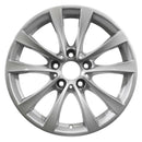 2014 BMW 335i Rueda 17" Plata Aluminio 5 Lug W86015S-10