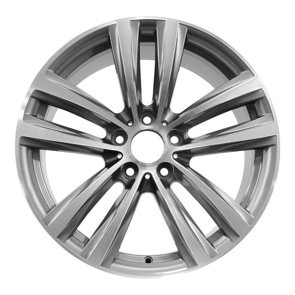 2015 BMW 328i Wheel 19" Machined Charcoal Aluminum 5 Lug W86018MC-2