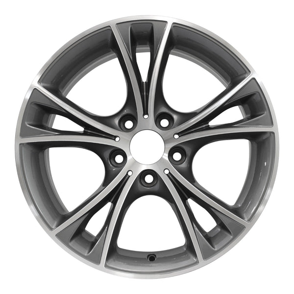 2015 BMW Z4 Wheel 18" Machined Charcoal Aluminum 5 Lug W86032MC-2