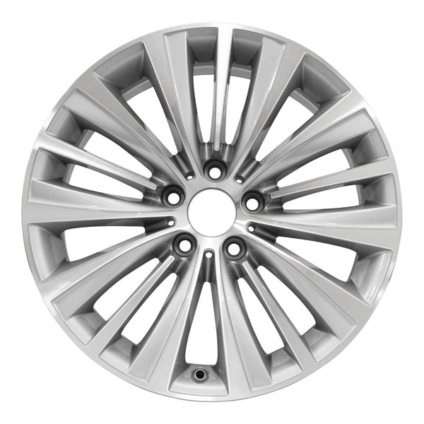 2014 BMW 550i Wheel 19" Machined Silver Aluminum 5 Lug W86035MS-4