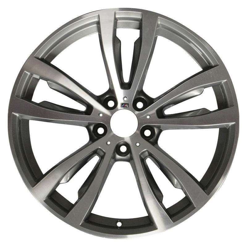 2014 BMW X6 Wheel 20" Machined Charcoal Aluminum 5 Lug W86058MC-10