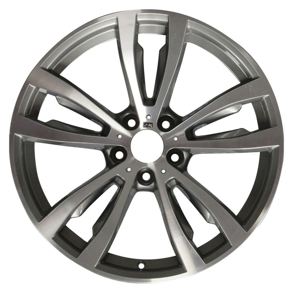 2015 BMW X6 Wheel 20" Machined Charcoal Aluminum 5 Lug W86053MC-4