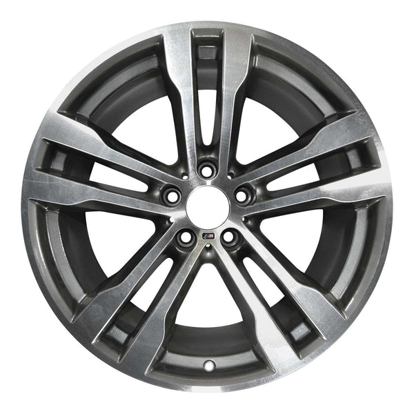 2017 BMW X6 Wheel 20" Machined Charcoal Aluminum 5 Lug W86057MC-6