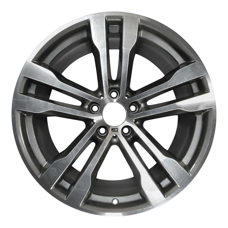 2016 BMW X6 Wheel 20" Machined Charcoal Aluminum 5 Lug W86057MC-5