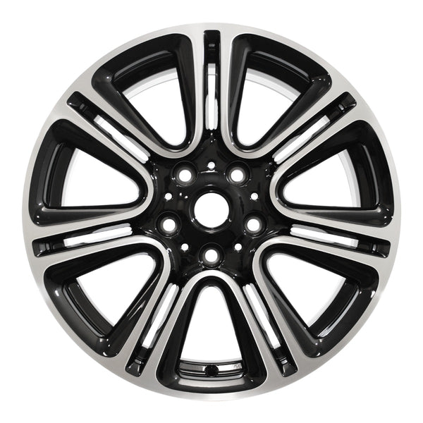 2013 Mini Cooper Wheel 18" Machined Gloss Black Aluminum 5 Lug W86070MB-1