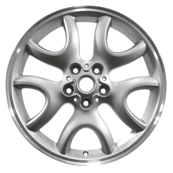 2013 Mini Cooper Wheel 19" Machined Silver Aluminum 5 Lug W86071MS-1