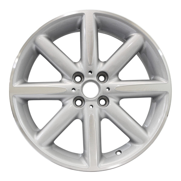 2014 Mini Cooper Wheel 17" Machined Silver Aluminum 4 Lug W86073MS-2