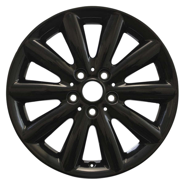 2014 Mini Cooper Wheel 17" Black Aluminum 5 Lug W86082B-1