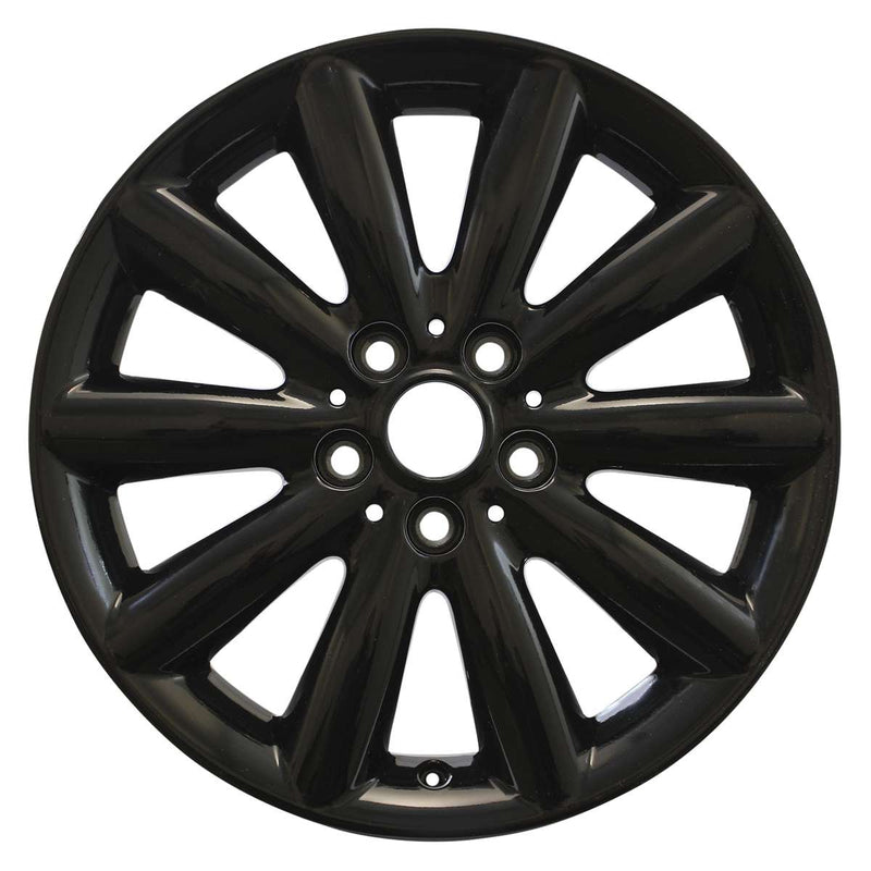 2014 Mini Cooper Rueda 17" Aluminio Negro 5 Lug W86082B-1