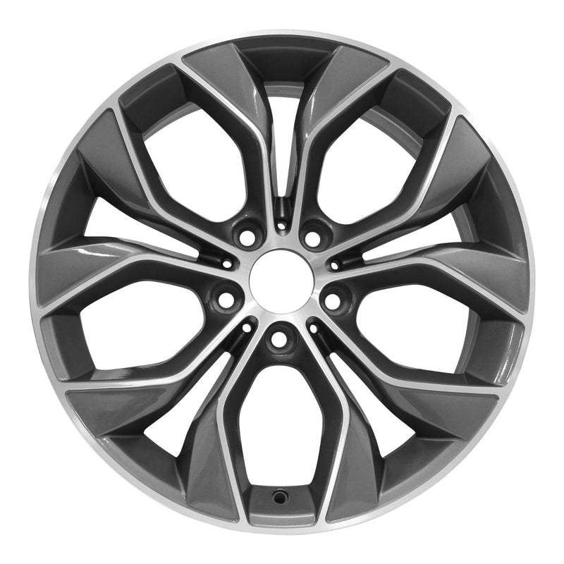 2015 BMW X3 Wheel 19" Machined Charcoal Aluminum 5 Lug W86103MC-1