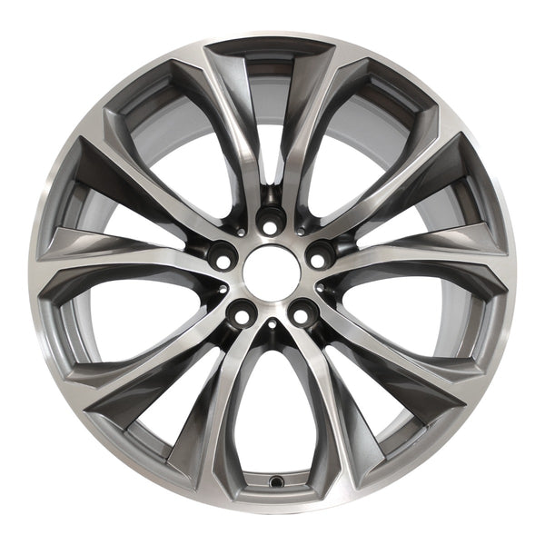 2015 BMW X6 Wheel 20" Machined Charcoal Aluminum 5 Lug W86118MC-1