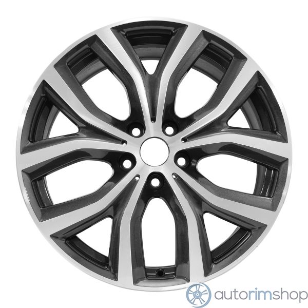 2017 BMW X1 Wheel 19" Machined Charcoal Aluminum 5 Lug W86220MC-2