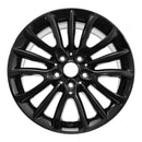 2015 Mini Cooper Wheel 17" Black Aluminum 5 Lug W86228B-1