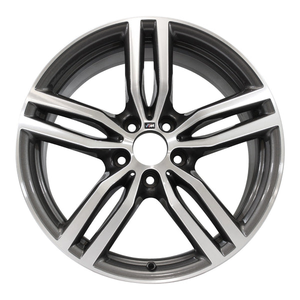 2015 BMW X6 Wheel 19" Machined Charcoal Aluminum 5 Lug W86263MC-1