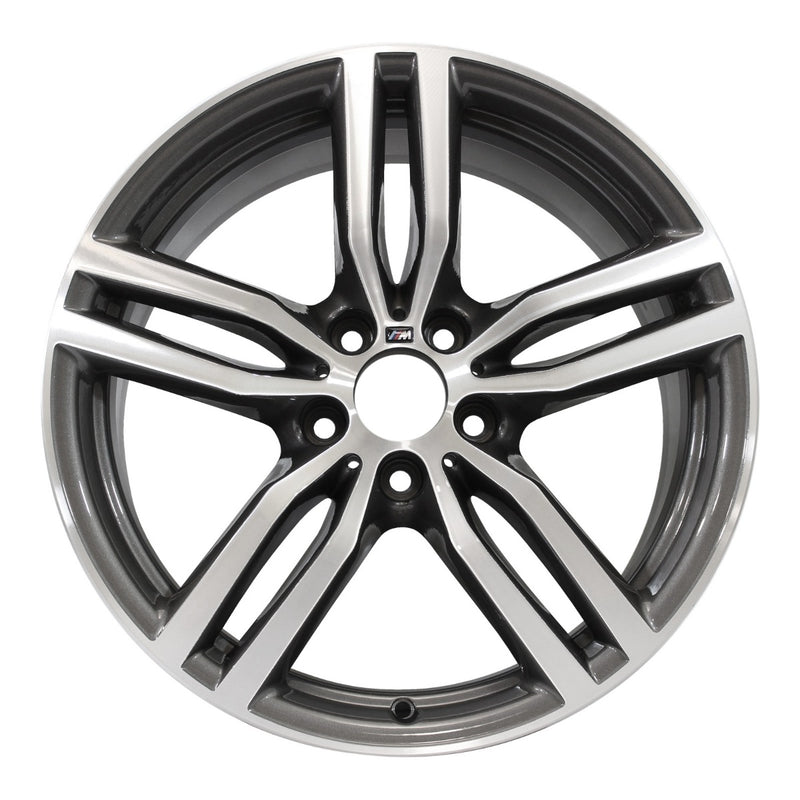 2015 BMW X6 Wheel 19" Machined Charcoal Aluminum 5 Lug W86264MC-1